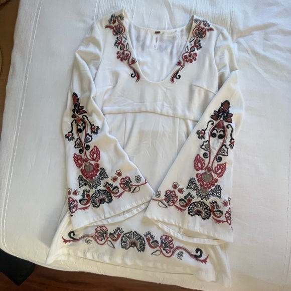 Free People White/Embroidered Dress - Picture 4 of 10